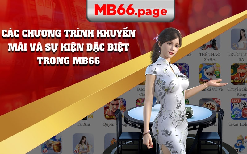 Các Chương Trình Khuyến Mãi Và Sự Kiện Đặc Biệt Trong Mb66